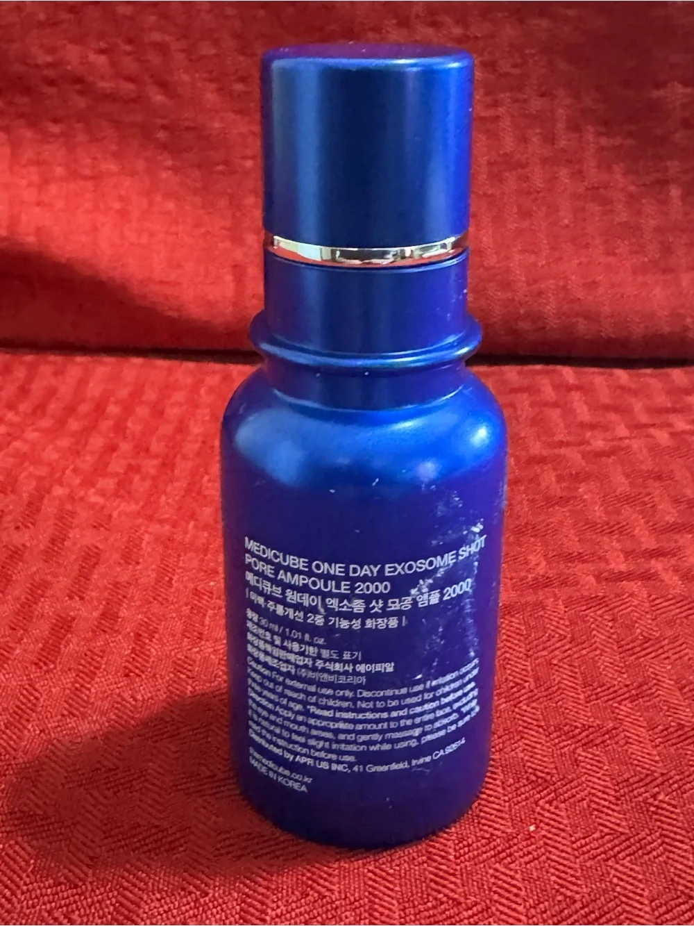 Medicube One Day Exosome Shot 2000 - Blue Serum for Skin Renewal